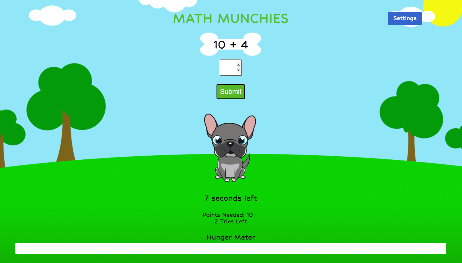 Math Munchies Game